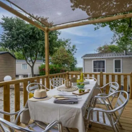 Zecamping 5 Etoiles Parc Aquatique Animations Locatif Tv Lv Bbq 39M2 Argelès-sur-Mer